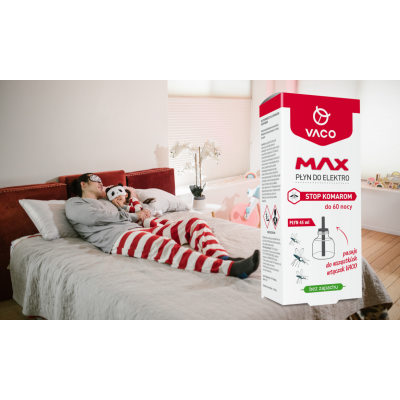 VACO Wkład do elektro MAX - płyn na komary (60 nocy) - 45 ml