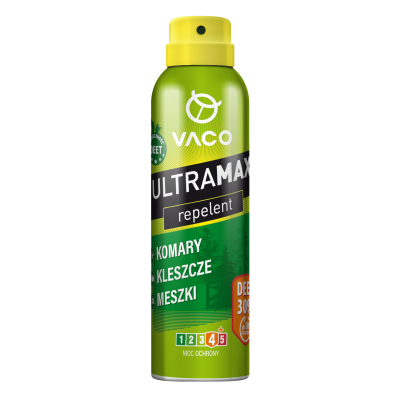 VACO ULTRAMAX  Spray na komary, kleszcze i meszki DEET 30% - 170 ml