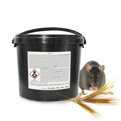Trutka na myszy i szczury wiadro 5kg granulat VACO PRO