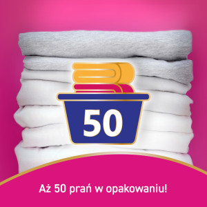 Pinky NanoWash Universal - Proszek do prania białych i jasnych tkanin (50 prań) 3kg