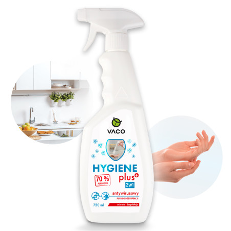 Płyn do dezynfekcji rąk i powierzchni 750ml VACO Hygiene PLUS