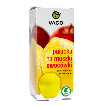 Pułapka na muszki owocówki + Płyn wabiący Citrone VACO HOME