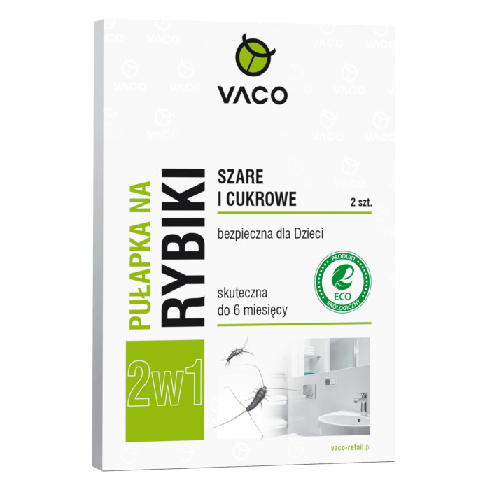 Zestaw na Rybiki: 4x Pułapka (2 op. po 2 szt.) + 1x Płyn na rybiki 500ml VACO