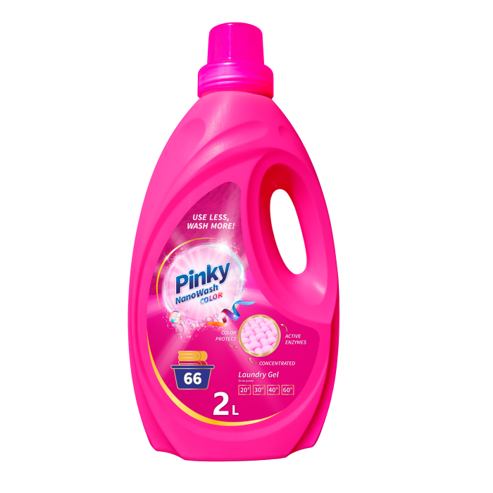 Żel do prania kolor 2L 66 prań PINKY NanoWash Color