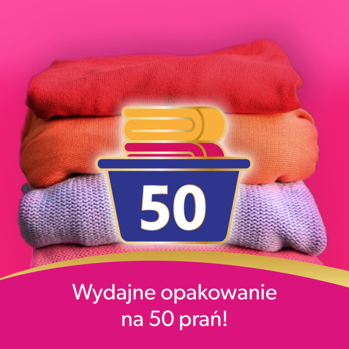 Proszek do prania tkanin kolorowych 50 prań 3kg Pinky NanoWash