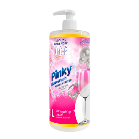 Pinky NanoWash Koncentrat do mycia naczyń – Platinum 1L