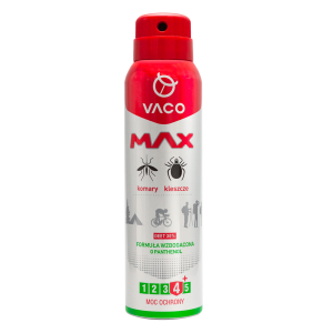 Spray na komary kleszcze meszki z Panthenolem DEET30 100ml VACO MAX