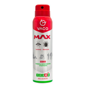 Spray na komary kleszcze meszki z Panthenolem DEET30 100ml VACO MAX