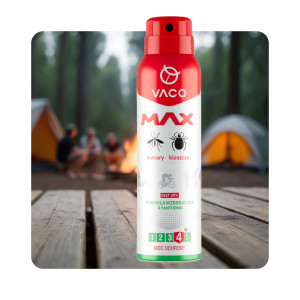 Spray na komary kleszcze meszki z Panthenolem DEET30 100ml VACO MAX