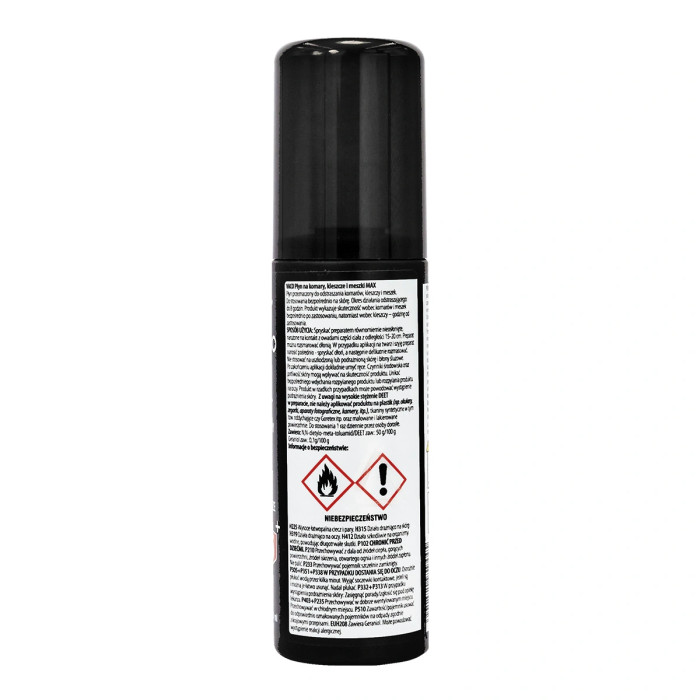 Płyn na kleszcze, komary i meszki DEET 50% + Geraniol 80 ml VACO