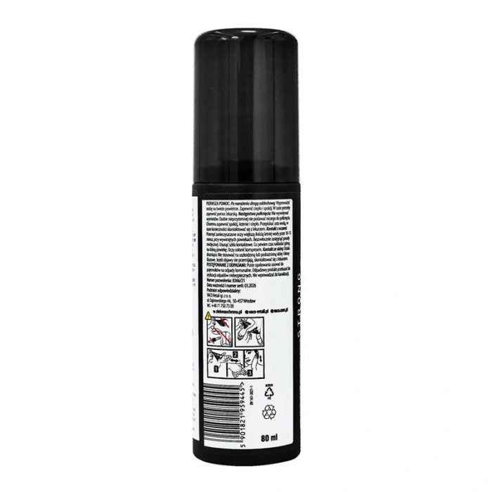 Płyn na kleszcze, komary i meszki DEET 50% + Geraniol 80 ml VACO