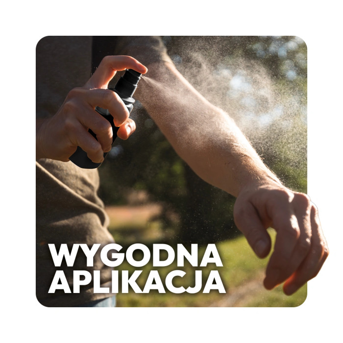 Płyn na kleszcze, komary i meszki DEET 50% + Geraniol 80 ml VACO
