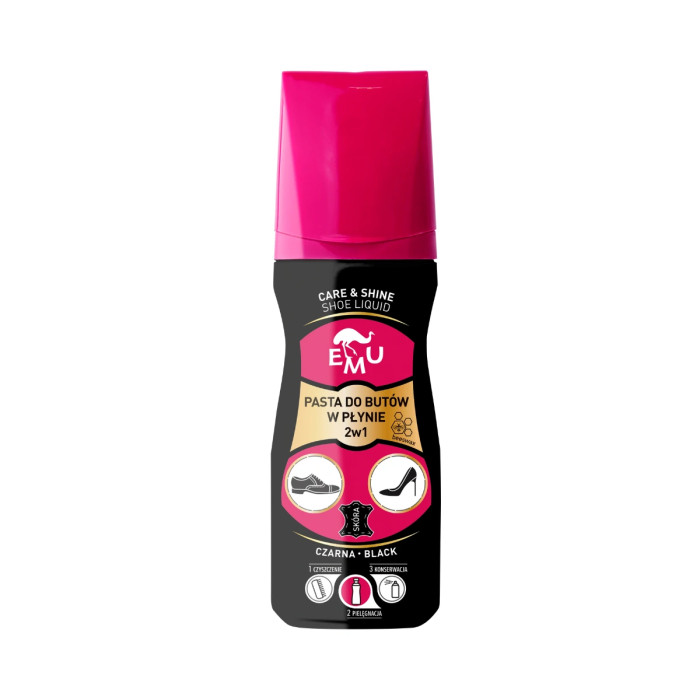 Krem z woskiem do butów 3w1 BRĄZOWY 50 ml EMU Krem z woskiem do butów 3w1 BRĄZOWY 50 ml EMU