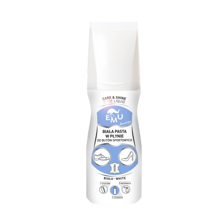Biała pasta w płynie do butów sportowych 75 ml EMU Sport Line
