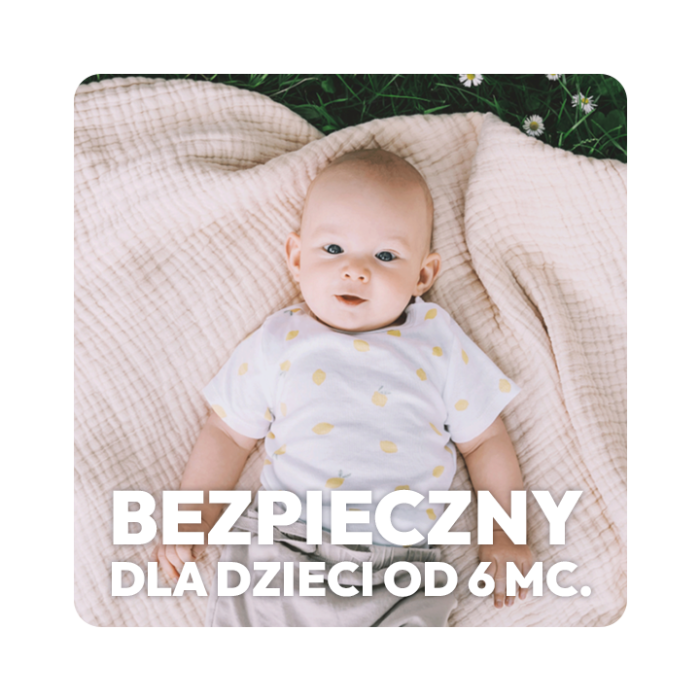 Płyn na komary i kleszcze dla dzieci od 6 m-ca 80ml Sensitive VACO