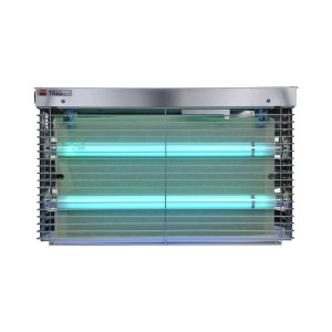 Lampa owadobójcza lepowa TRIO STEEL 2x15W