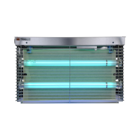 Lampa owadobójcza lepowa TRIO STEEL 2x15W