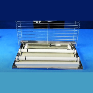 Lampa owadobójcza lepowa TRIO STEEL 2x15W