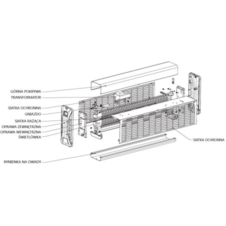 Lampa NovaLux rażąca LED 2x10W