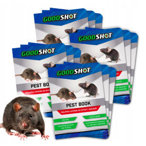 12x Pułapka na Myszy Szczury Lep na Myszy Szczury Ultra Mocny PestBook 31,5x21x1cm GOODSHOT