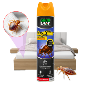 Spray na pluskwy, ultraskuteczny, likwiduje gniazda i larwy GOODSHOT 300 ml