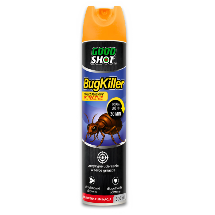 Spray na pluskwy, ultraskuteczny, likwiduje gniazda i larwy GOODSHOT 300 ml