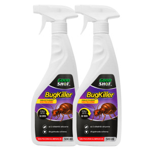2x Preparat na pluskwy środek na pluskwy płyn na pluskwy GOODSHOT 500ml