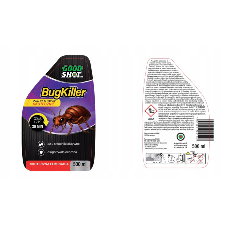 Zestaw na pluskwy Spray GOODSHOT 300ml + Płyn na pluskwy GOODSHOT 500ml