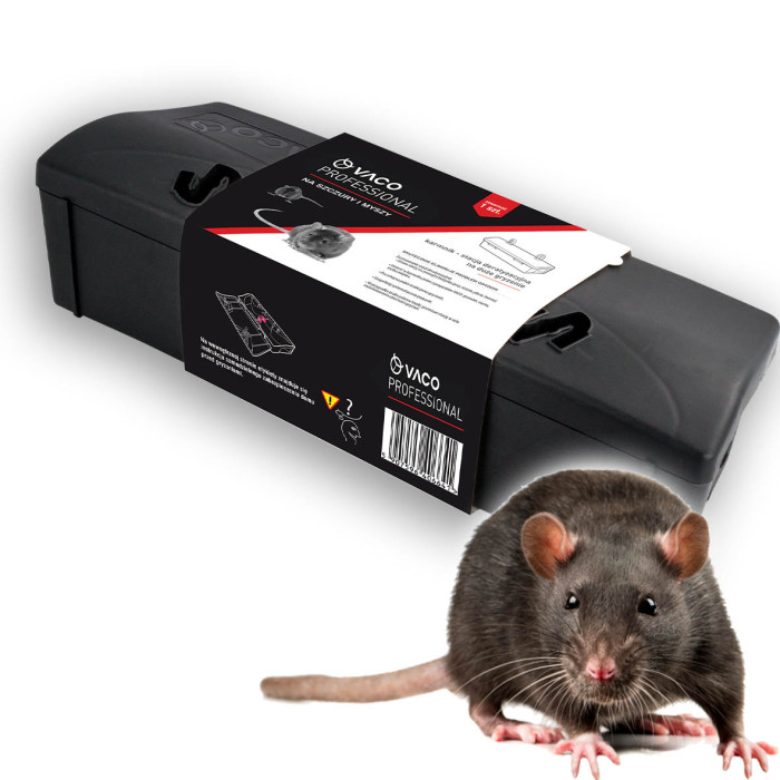 3x Karmnik na myszy Stacja deratyzacyjna Duża 32x11x8 cm VACO 3x Karmnik na myszy Stacja deratyzacyjna Duża 32x11x8 cm VACO