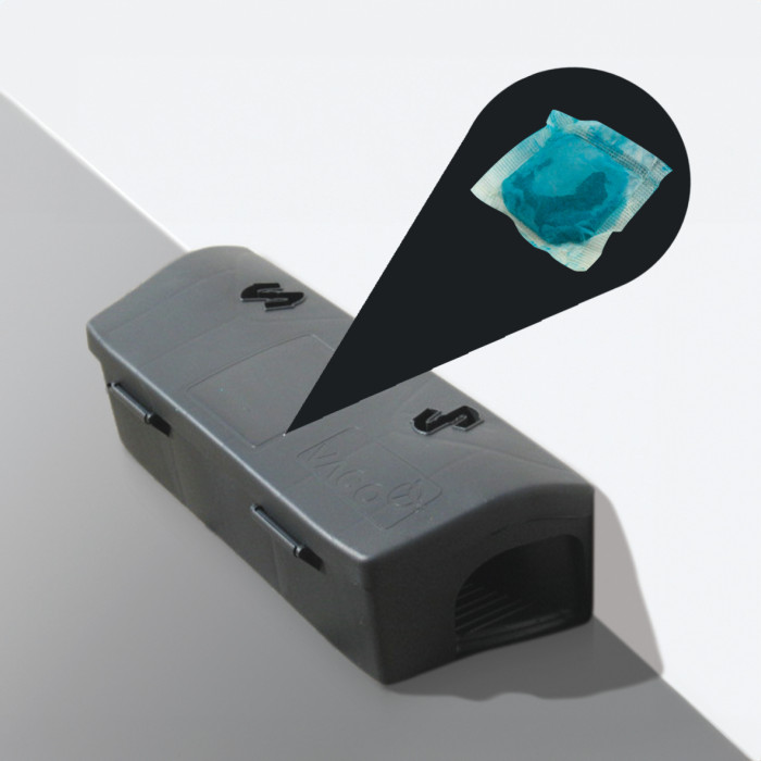 3x Karmnik na myszy Stacja deratyzacyjna Duża 32x11x8 cm VACO 3x Karmnik na myszy Stacja deratyzacyjna Duża 32x11x8 cm VACO