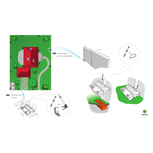 3x Karmnik na myszy Stacja deratyzacyjna Duża 32x11x8 cm VACO
