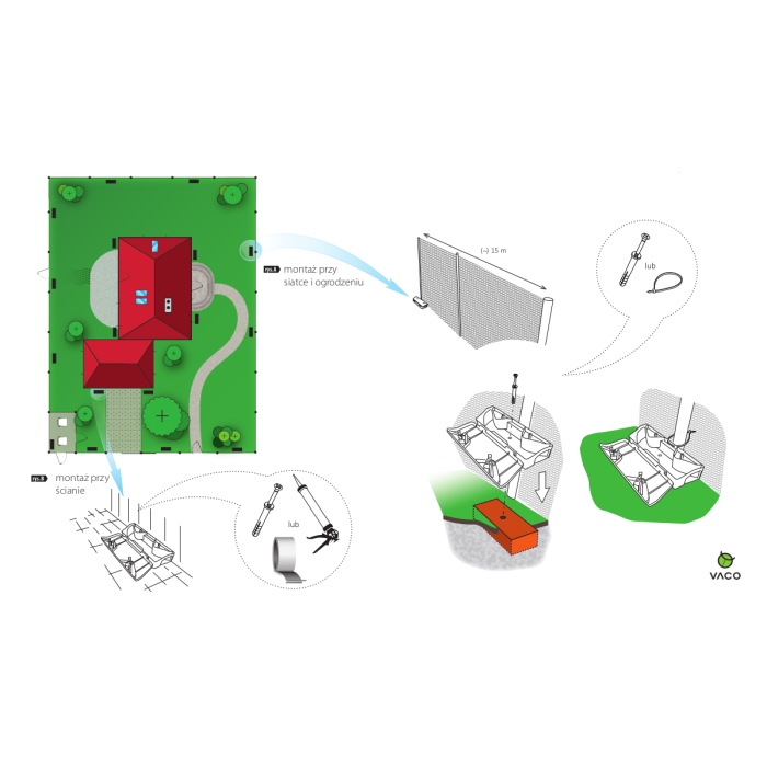 3x Karmnik na myszy Stacja deratyzacyjna Duża 32x11x8 cm VACO 3x Karmnik na myszy Stacja deratyzacyjna Duża 32x11x8 cm VACO
