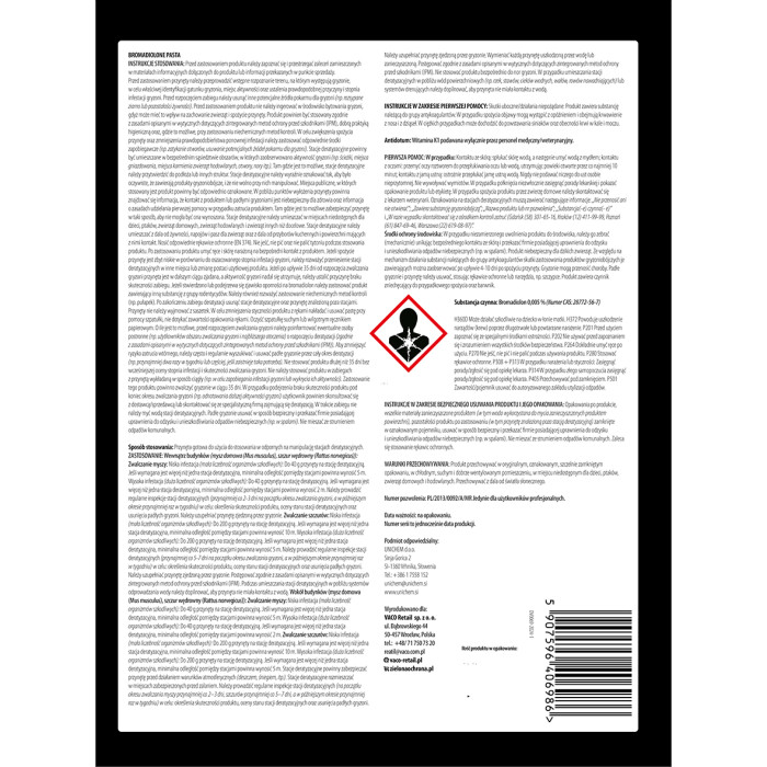 2kg Trutka na Szczury Myszy Pasta Bromadiolon Bitrex VACO 2x 1kg 2kg Trutka na Szczury Myszy Pasta Bromadiolon Bitrex VACO 2x 1kg