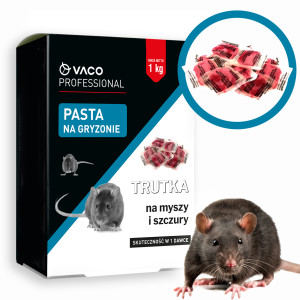 2kg Trutka na Szczury Myszy Pasta Bromadiolon Bitrex VACO 2x 1kg