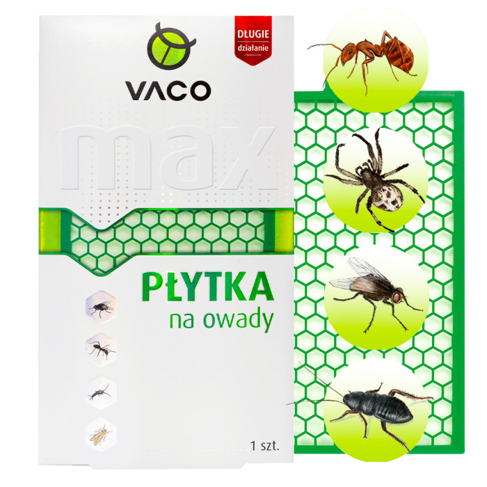 3x Zabójcza Płytka owadobójcza na Rybiki i inne owady VACO