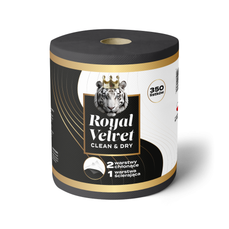 6x Ręcznik Papierowy 3-Warstwowy 350 Listków 70m Moon ROYAL VELVET