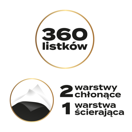 6x Ręcznik Papierowy 3-Warstwowy 350 Listków 70m Moon ROYAL VELVET