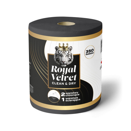 Ręcznik Papierowy 3-Warstwowy 350 Listków 70m Moon ROYAL VELVET