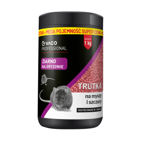 Trutka na myszy i szczury 1kg ziarno ( słoik )