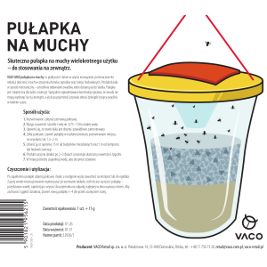 VACO MAX Pułapka na muchy XXL