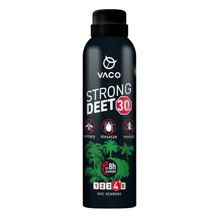 Spray na komary kleszcze meszki DEET30 + Citrodiol 170ml VACO STRONG - NOWOŚĆ