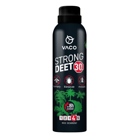 Spray na komary kleszcze meszki DEET30 + Citrodiol 170ml VACO STRONG - NOWOŚĆ
