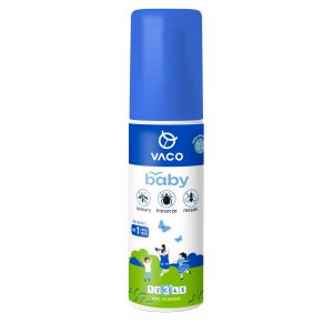 VACO BABY Płyn na kleszcze, komary i meszki dla Dzieci (pump spray, od 1 r.ż.) - 80 ml