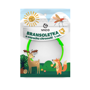 VACO KIDS Bransoletka na komary świecąca w ciemności