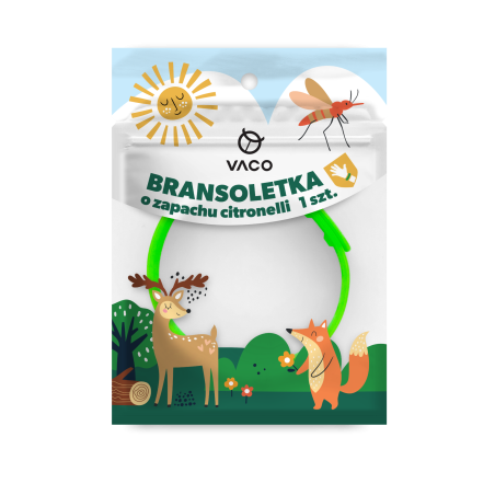 VACO KIDS Bransoletka na komary świecąca w ciemności