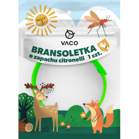 VACO KIDS Bransoletka na komary świecąca w ciemności