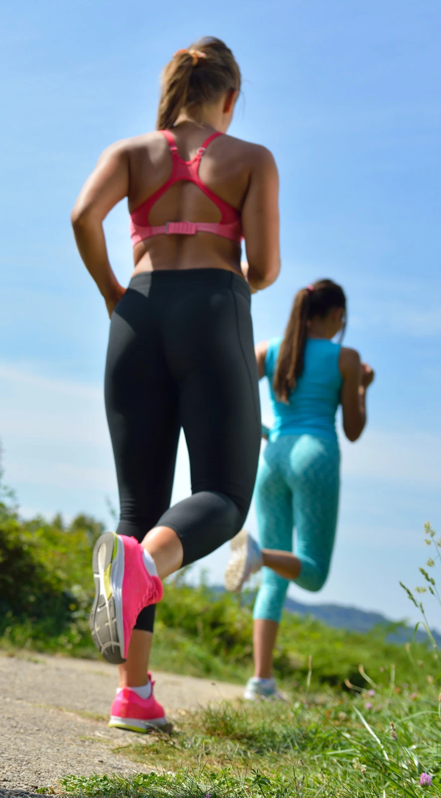 Kobiety uprawiające jogging