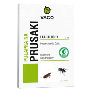 Bezwonna pułapka na pluskwy i prusaki lep VACO 2 sztuki