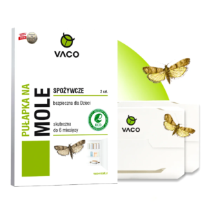 Skuteczna pułapka na mole spożywcze z feromonami lep VACO