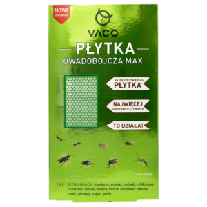 Skuteczna płytka owadobójcza na owady biegające i latające VACO MAX